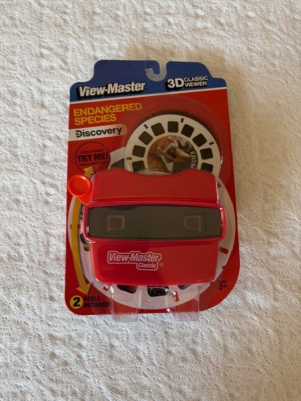 View-Master 3D Viewer Toy Discovery Kids Endangered Species Reels Sealed Retro